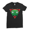 Final Space Mooncake with Triangle Ladies Fitted T-Shirt