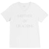 mother of dragons (3) V-Neck Tee