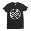 mountain bold (for dark) Ladies Fitted T-Shirt