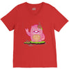 mrs yetti and her poops V-Neck Tee