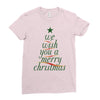 we wish you a merry christmas Ladies Fitted T-Shirt