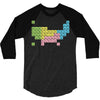 periodic table of america 3/4 Sleeve Shirt
