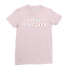 i got off the plane Ladies Fitted T-Shirt