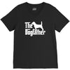 the dogfather beagle white V-Neck Tee