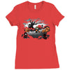 oblivious ninja trick or treat Ladies Fitted T-Shirt