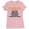 October Girl Hated By Many Ladies Fitted T-Shirt