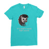 it's what's inside that counts Ladies Fitted T-Shirt