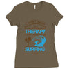 I Don't Need Therapy Need Surfing Ladies Fitted T-Shirt