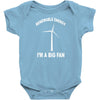 big fan Baby Bodysuit