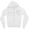 dogs leave paw prints on your heart Zipper Hoodie