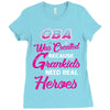 Oba Was Created Because Need Real Heroes Ladies Fitted T-Shirt