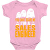 cant scare me im sales engineer halloween Baby Onesie