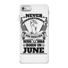 Never Underestimate Dog Rescuer Who Was Born June iPhone 7 Case