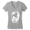 earth day planet Women's V-Neck T-Shirt