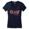 crazy legs Women's V-Neck T-Shirt