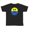 bearded smiley face Toddler T-shirt