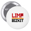 limp bizkit black logo Pin-back button