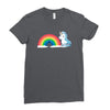 tasty rainbow Ladies Fitted T-Shirt