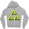 triforce illusion zelda Zipper Hoodie
