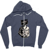 stereo head Zipper Hoodie