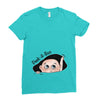 Peek a Boo Ladies Fitted T-Shirt