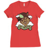 off the hook Ladies Fitted T-Shirt