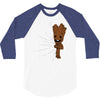 hidden groot [converted] 3/4 Sleeve Shirt