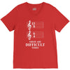 13/8 6/4 These Are Difficult Times V-Neck Tee