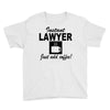 instant lawyer just add coffee Youth Tee