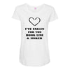 i've fallen for you hook line &amp; sinker Maternity Scoop Neck T-shirt