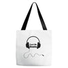 feed me beats Tote Bags