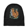 polygon fox graphic Baby Beanies
