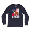 usa boxer flag Long Sleeve Shirts