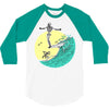 surf nose 3/4 Sleeve Shirt
