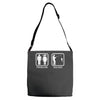 fishing   problem solved mens funny Adjustable Strap Totes