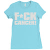 f cancer! Ladies Fitted T-Shirt