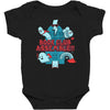 by the power of literature Baby Bodysuit