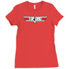 top dad Ladies Fitted T-Shirt