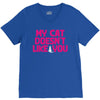 my cat doesn't like you V-Neck Tee