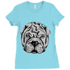 ask me about my shar pei Ladies Fitted T-Shirt
