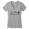all i need in life Women's V-Neck T-Shirt