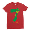 stand with colin Ladies Fitted T-Shirt
