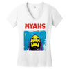 Jaws Parody Lol Skeletor  Myahs Women's V-Neck T-Shirt