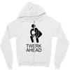 product square Zipper Hoodie