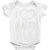 i love glasto Baby Onesie