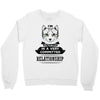 I Am Cat Actually In A Very Commited Relationship Crewneck Sweatshirt