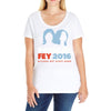 poehler fey 2016 Ladies Curvy T-Shirt