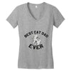 best cat dad ever Women's V-Neck T-Shirt