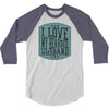 i love my beared husband 3/4 Sleeve Shirt