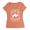 time in the saddle is never wasted Women's Triblend Scoop T-shirt